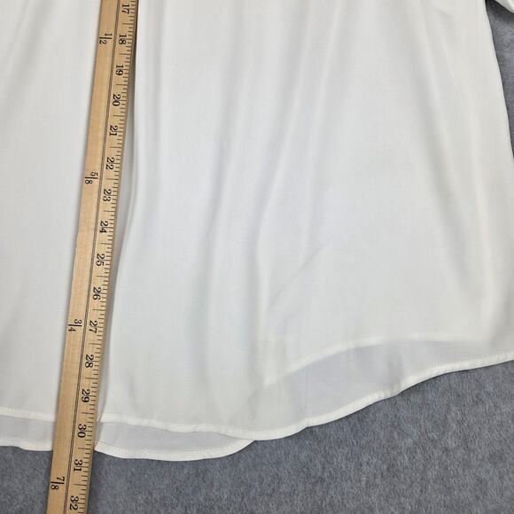 NWT Torrid Blouse Size 3X (22-24) Harper White Georgette Popover - Picture 14 of 15